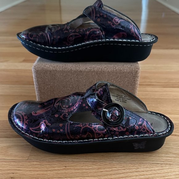 Alegria Donna Electric Paisley Professional Clogs Size 41 - Picture 1 of 12